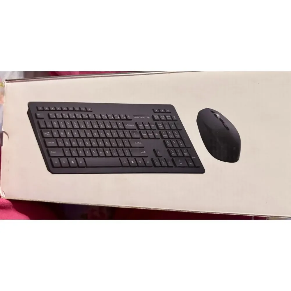 Jelly Comb Wireless Keyboard and Mouse Combo 2.4G Black